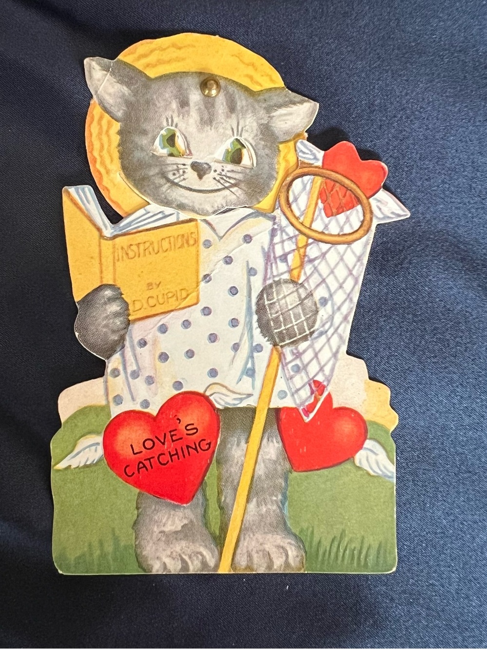 Vintage Cat Valentine’s Day Card